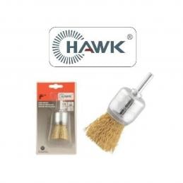 SKI - สกี จำหน่ายสินค้าหลากหลาย และคุณภาพดี | HAWK แปรงลวดพู่กันสีทอง-แผงโชว์ 12 mm. (509 061-9009)